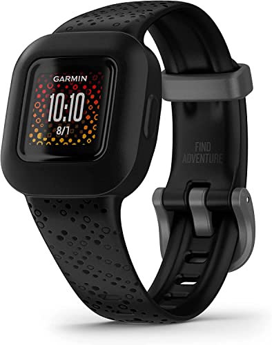 Garmin vívofit® jr. 3 Kids Fitness Tracker, Black Cosmic, Up to 1 Year Battery Life, Swim-Friendly, Activity Unlocks Adventure (Renewed)
