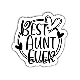 YOU ARE MY SUNSHINE 3 Pcs/Pack - Best Aunt Ever Auntie Aunt Life Aunt Lover Love Aunt Sticker - Laptop Water Bottle Tumbler Car Truck Bumper Helmet Phone Gift Wall Window Sticker 3'x4' A2-23082110