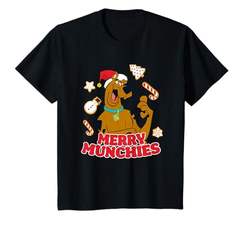 Image of Kids Christmas Scooby Doo Merry Munchies T-Shirt