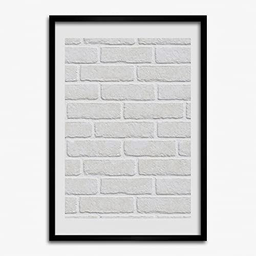 Peinture mur de briques cadre en bois moderne Tulup 40x60 tableau photo
