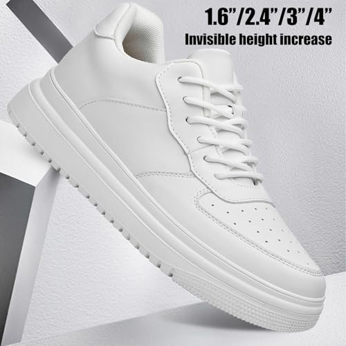 Tallure Sneakers, 1.6”/2.4”/3”/4”Invisible Height Increasing Shoes for Women Men, Non-Slip Non-Slip Breathable Lightweight Elevator Running Shoes2