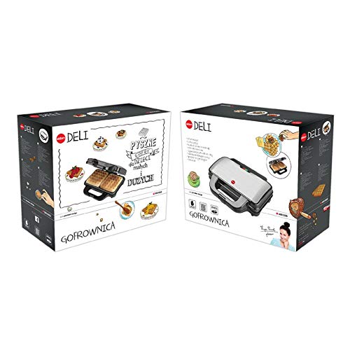 Waffeleisen ELDOM WA100S, Power 1000W Für Zwei Große Waffeln – Bild 6