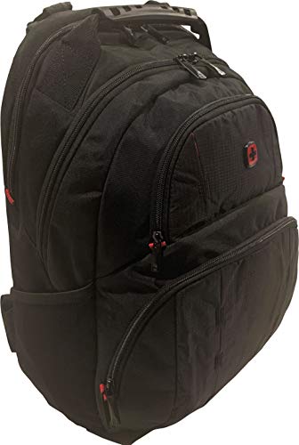 Wenger Tandem Backpack With 16 Laptop Pocket And Tablet Pocket, Black #TOP2