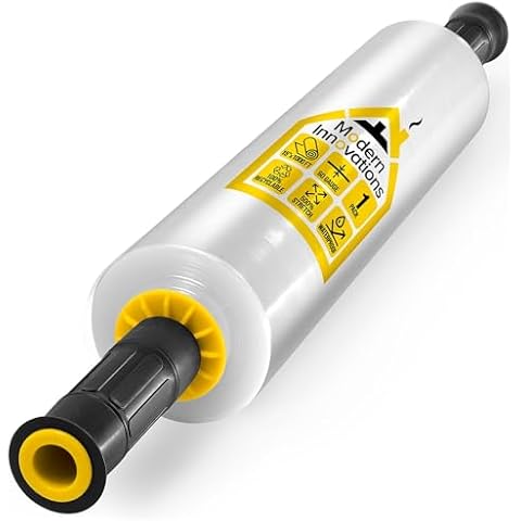 Heavy Duty Clear Stretch Wrap Roll with Handles Cover