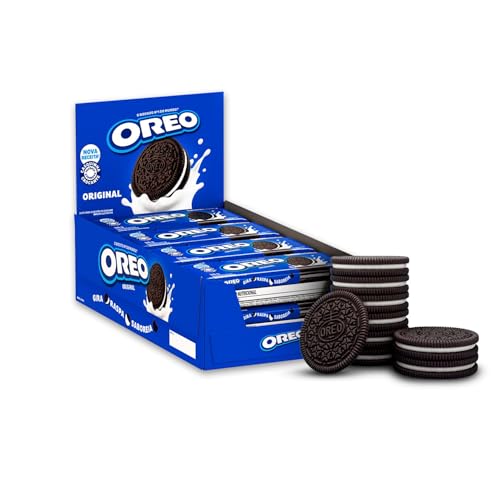 Oreo Biscoito Recheado Original Display Com 8 Unidades De 36G