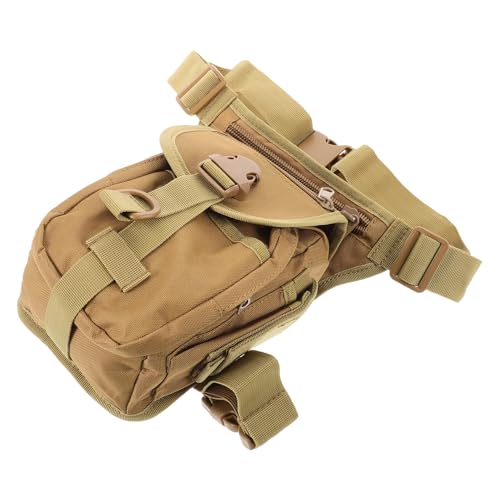 Sacoche de cuisse moto en tissu résistant et poche multifonction