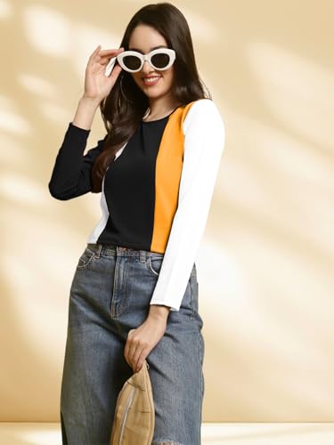 Image of Pinkmint Combo Soild & Stylish Top's for Women l Ideal for Day-to-Night Looks l Korean Western Crop Top's (Pack of 2)