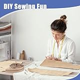 Zips for Sewing, Continuous Zip 5m Beige Zipper with 12 Sliders, Trimmable Nylon Cushions Zips for Sewing Heavy Duty on Roll NO.3 Pullers for DIY Tailor, Craft Projects, Upholstery Making - Image 7