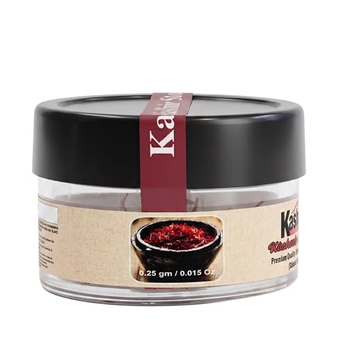 Image of Kashmir Online Store Original Saffron - Natural & Pure Finest Grade Kashmiri Kesar For Pregnant Women, Cooking, Face & Skin. (0.25g)