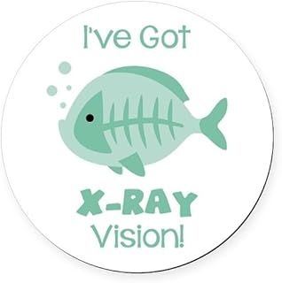 CafePress Ive Got X Ray Vision 5.5" Round Car Magnet Magnetic Bumper Display