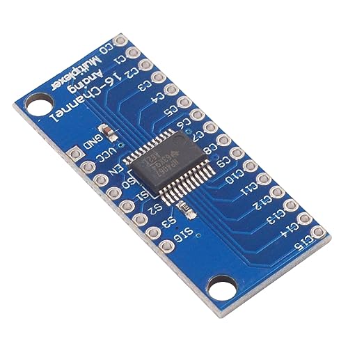 Kexpery Smart Electronics CD74HC4067 Placa de conexión MUX analógica digital de 16 canales Módulo selector multiplexor analógico CMOS de alta velocidad Placa multiplexora digital analógica d