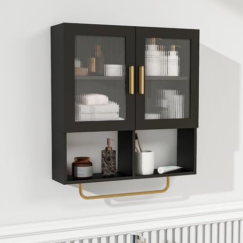 Edospaen Wall Mounted Bathroom Storage Cabinet Medicine Cabinet with Acrylic
