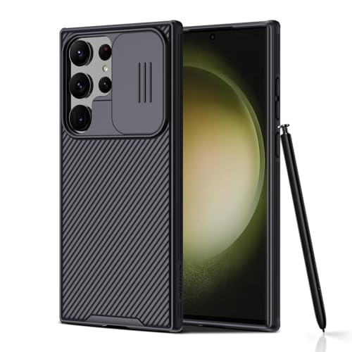 Nillkin CamShield Pro Protective Case for Samsung Galaxy S23 Ultra 5G 6.8" with Slide Camera Protection Cover, Slim Stylish, Black