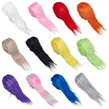 Ampia applicazione:questi nastri in pelliccia sintetica sono adatti per cucire a mano, decorazione di abbigliamento, accessori per capelli che fanno, cucito d'epoca, fasce, decorazione a casa, estensori per abbigliamento, tessuti per tende e altri progetti fai da te.