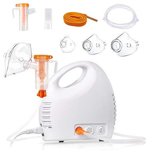 Nebulizer Machine for Adults Kids, Portable Nebulizer, Jet Nebulizers Personal Steam Inhaler Cool Mist Compressor System A500