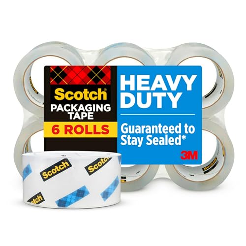 Scotch Heavy Duty Shipping Packaging Tape, 1.88