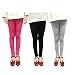QIJOVO 3 Packs Girls Pants Great Stretch Printing Flower Toddler Leggings Kids