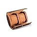ROSELLE Watch Roll Travel Case for Men and Women- 2 Watch Storage and Organizer-Secure Storage with Innovative Removable Pillows & Solid Dividers for Home, Travel and Display (Brown-2 Slot)