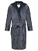 John Christian Men's Hooded Fleece Robe by Navy Marl (L)