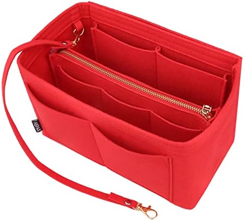 NEPAK Purse Organizer,Handbag Organiser,Felt Bag Organizer(Red)