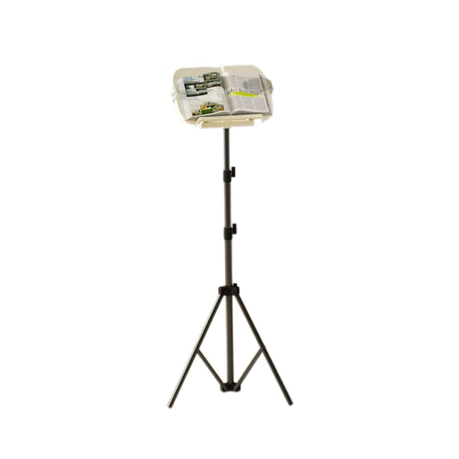Soporte de música portátil ajustable, altura 68-158 cm, ideal para boo, partituras y estudios de recetas, perfecto para músicos y estudiantes