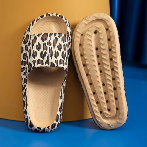 Pillow Slippers for Men and Women - Cushioned Thick Sole Non-Slip Bathroom Slides, Comfort Indoor & Outdoor Shower Sandals​2