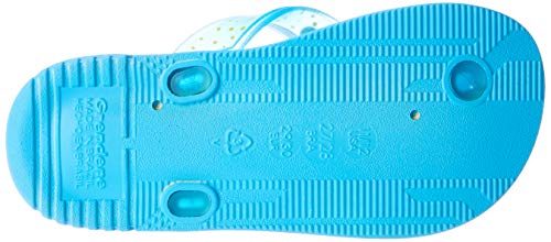 Chinelo Luccas Neto Super Flop Meninos Azul/Azul/Amarelo 33/34