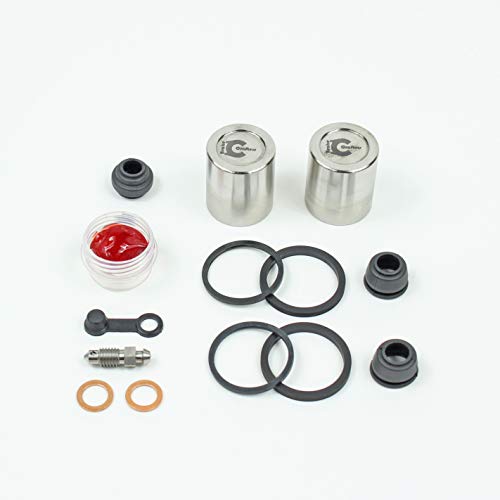 Brakecrafters Front Brake Caliper Rebuild Seal and Stainless Steel Piston Kit BC13HPSS