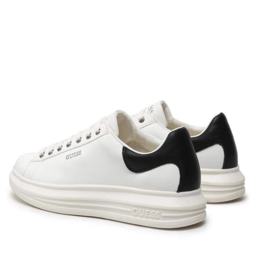 GUESS Scarpe uomo Guess Sneaker Vibo in Pelle Bianco/Nero U23GU05 FM7RNOLEA12 45
