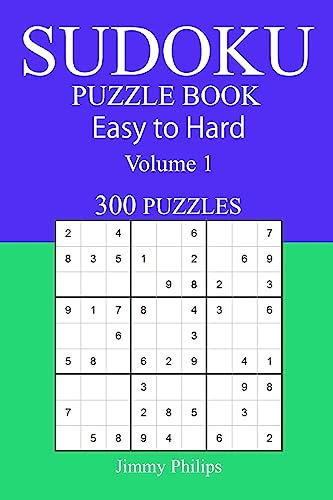 300 Easy to Hard Sudoku Puzzle Book