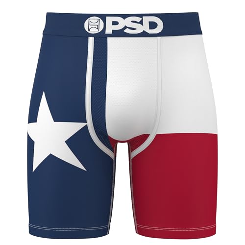 PSD Mens Travel Destination Boxer Briefs - 7 Inch Inseam Breathable and Supportive Men's Underwear with Moisture-Wicking2