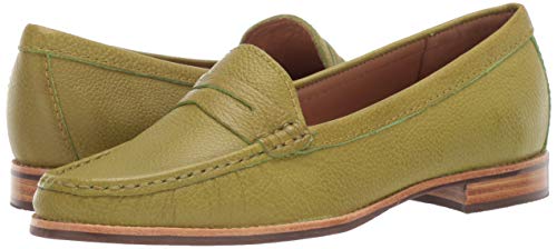 Image of Womens Casual Genuine Leather Comfortable Lightweight Driving Moaccasins Classic Fashion Penny Slip On Ladies Driving Loafer Flat Shoes