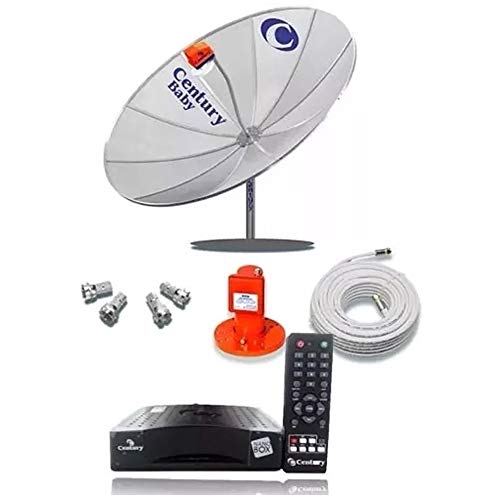 Kit Antena Parabólica Digital Completa Century + Midiabox