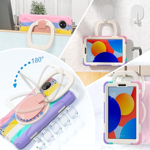 Funda Xiaomi Redmi Pad SE 8.7 antirrotura con soporte rotatorio 5