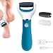Foot Scrubber Electric Callus Remover, Rechargeable Foot File Hard Skin Remover Pedicure Tools for Feet Electronic Callus Shaver Pedicure kit for Cracked Heels and Dead Skin with 2 Roller Heads Blue
