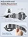 eSamcore Dashboard Tablet Holder for Car Suction Cup Car Mount with Large Clamp for All 6