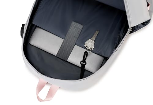 Image of Joymoze Cute Backpack for Girl Teenager Daily Backpack Women Backpack Purse Grey