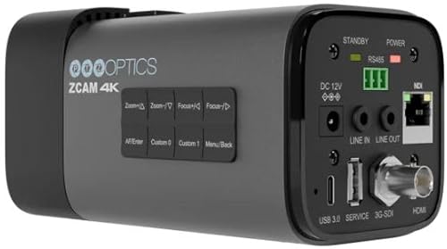 Miniatura 5 de PTZOptics Studio 4K Cámara con zoom óptico de 20x (gris) Paquete con monitor LCD Delvcam VGRIP-2 Soporte de abrazadera de múltiples brazos