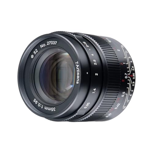 Image of 7artisans 35mm f0.95 Large Aperture APS-C Mirrorless Cameras Lens Compact for Canon Canon R Mount R RP R5 R6