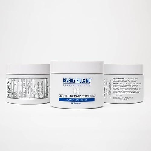 Dermal Repair Anti-Aging Supplement - Hyaluronic Acid, Collagen, Vitamins for Smooth, Plump Skin - Image 3