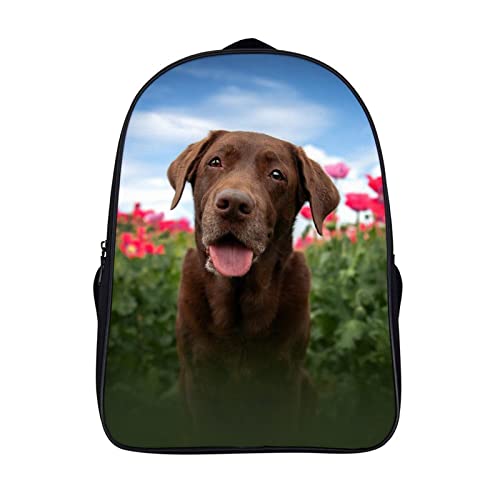 Sac à dos scolaire Animal Dog 40x28x16cm pour enfants et adolescents