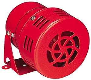 Sirena de alarma de bocina fuerte con cable de CA 220 V para exteriores, sistema de protección de seguridad para el hogar, interior y exterior, ignífugo