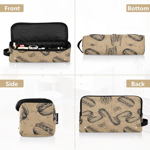 Autumn Teddy Bears Brown Hot Hair Tools Travel Bag for Straightener Flat Iron Curling Iron Hair Dryer & Styling Accessories Portable Tool Organizer Women Travel Essentials Heat Resistant Mat with miniatura 5