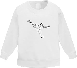 Azeeda 'Figure Skater' Kid's Sweatshirt/Jumper (3-4 Years) (KW00037291)