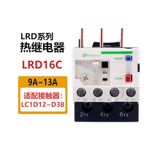 Relé térmico LRD16C rango 9-13A protección contra sobrecarga LR-D16C 2