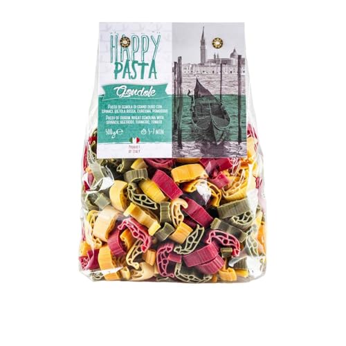 Dalla Costa Pasta Góndolas Happy Pasta. Made in Italy. Paquete Ahorro 12x500 gramos