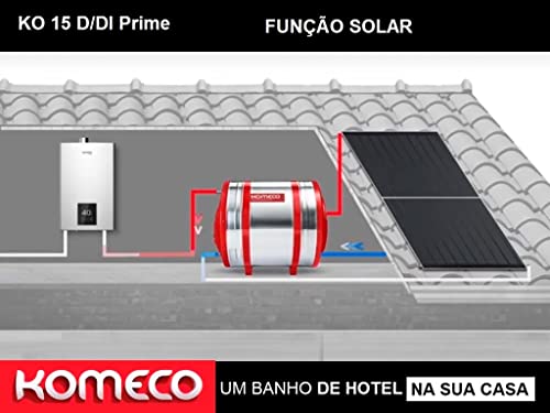 Aquecedor de Água a Gás Komeco KO 15D Prime GLP 16 Litros