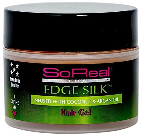 Soreal So Real Edge Silk Infused With Coconut & Argan Oil Hair Gel 12oz (Pack of 1)