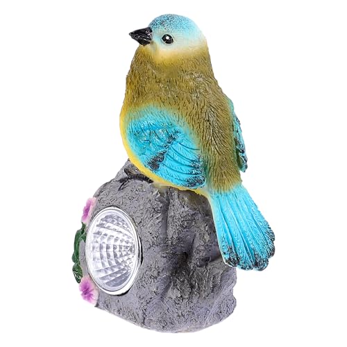Lampe LED solaire oiseau MAGICLULU en résine haute finition pour salon