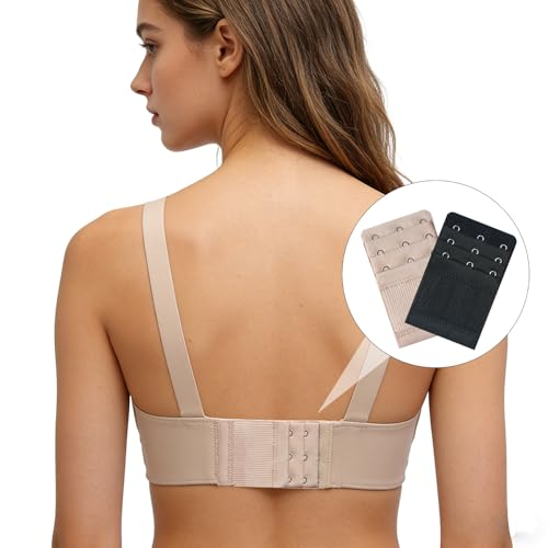 Image of 16 /32 Pcs Bra Extenders, Women Ladies Stretchy Bra Band Extension 2 Hooks / 3 Hooks, Lingeries Bra Strap Extender
